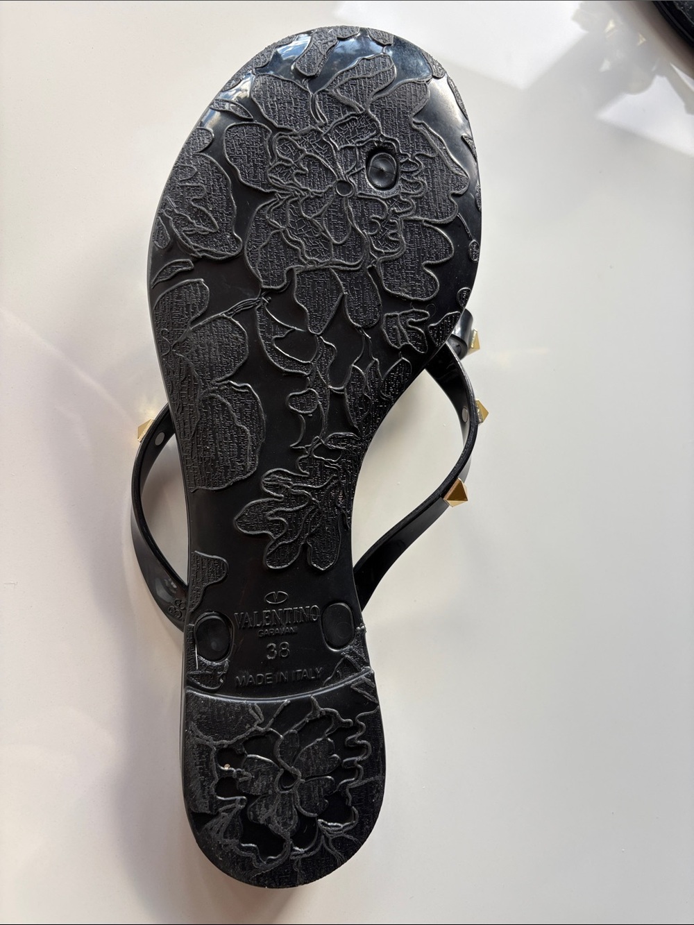 Valentino Studded Bow Sandals - Picture 4 of 5